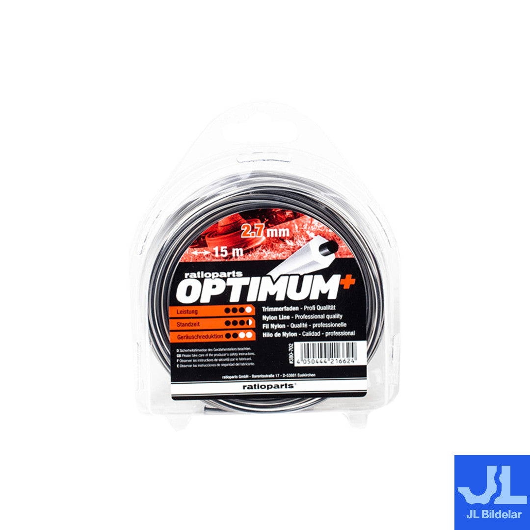 Trimmerlina Optimum tvåkärnig 2.7 mm 15 m