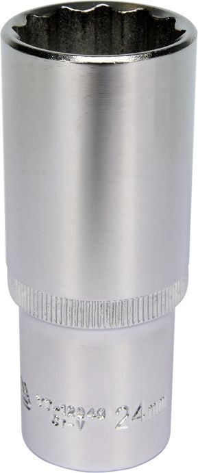 Hylsa Tolvkant 1/2" (Lång) YATO 8-30 mm
