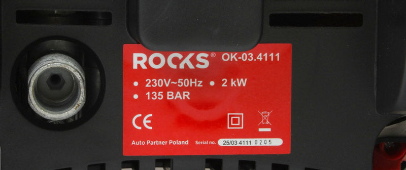 Högtryckstvätt 2000W 135 bar