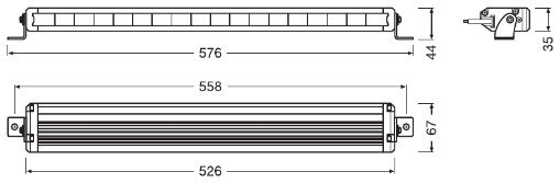 LED-ramp Osram OSRLEDDL116-SP