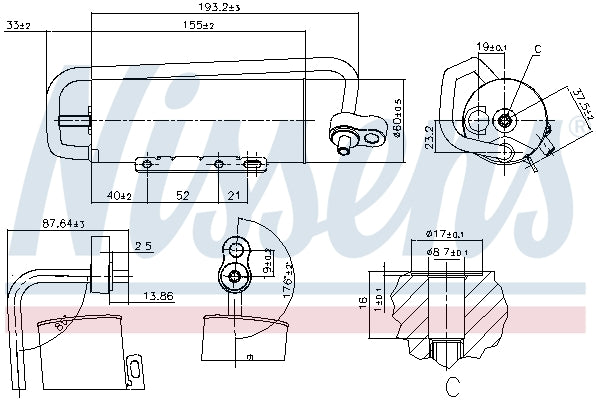 AC-torkfilter Cadillac / Opel / Saab