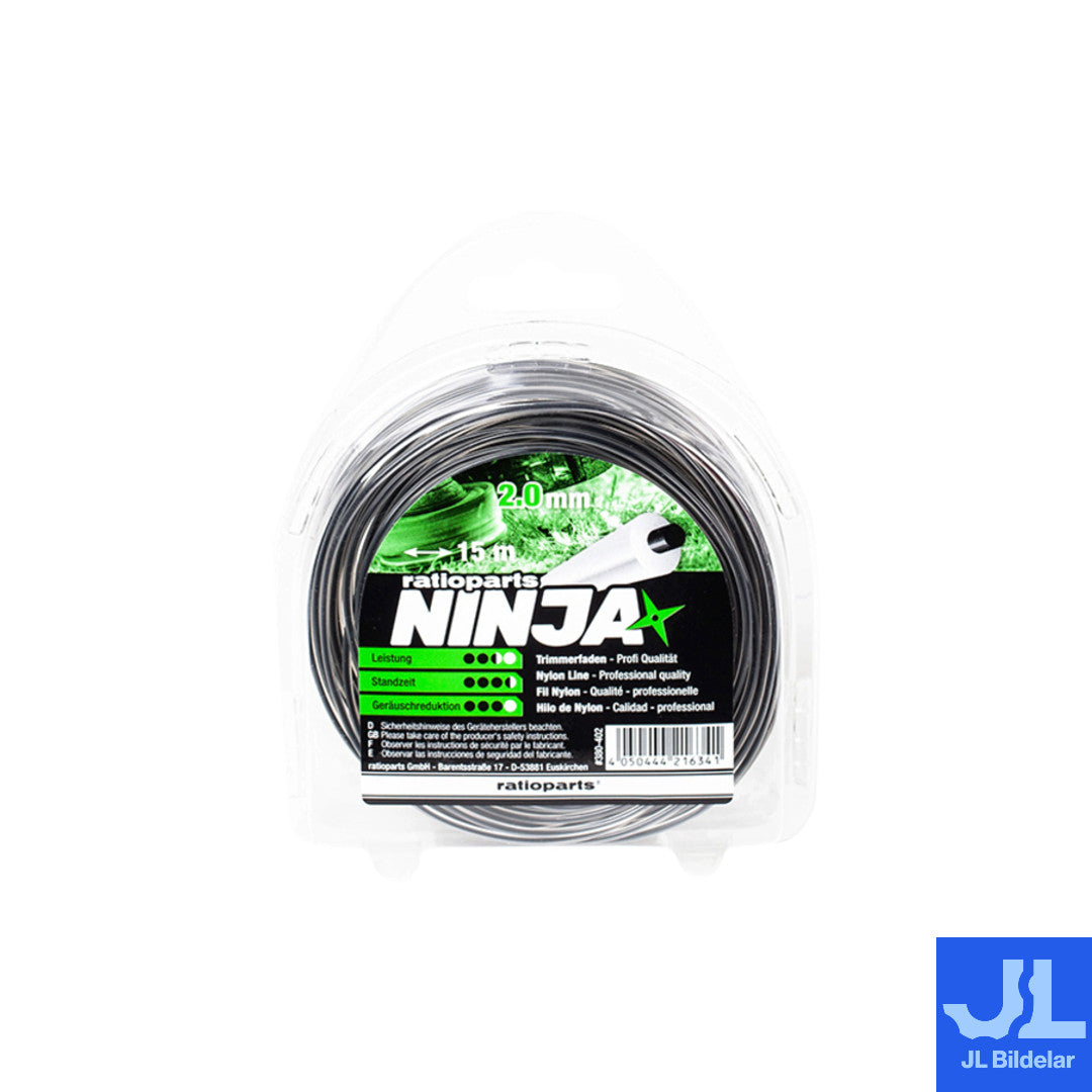 Trimmerlina Ninja tvåkärnig 2.0 mm 15 m