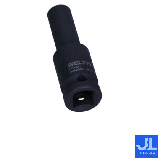 Krafthylsa lång 1/2" 9-32mm Selta