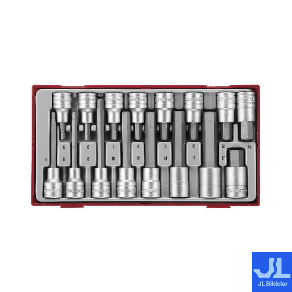 Hylsbitssats 16 Delar Teng Tools