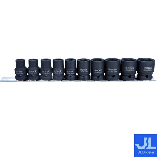 Krafthylsa Sexkant 1/2"  Rooks Set
