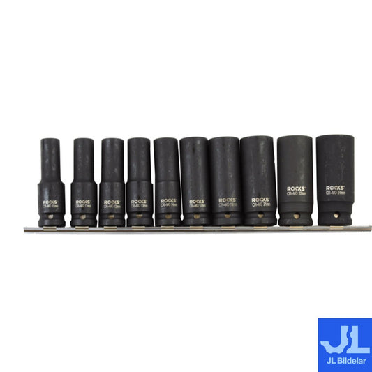 Krafthylsa Sexkant 1/2" (Långa) Rooks Set
