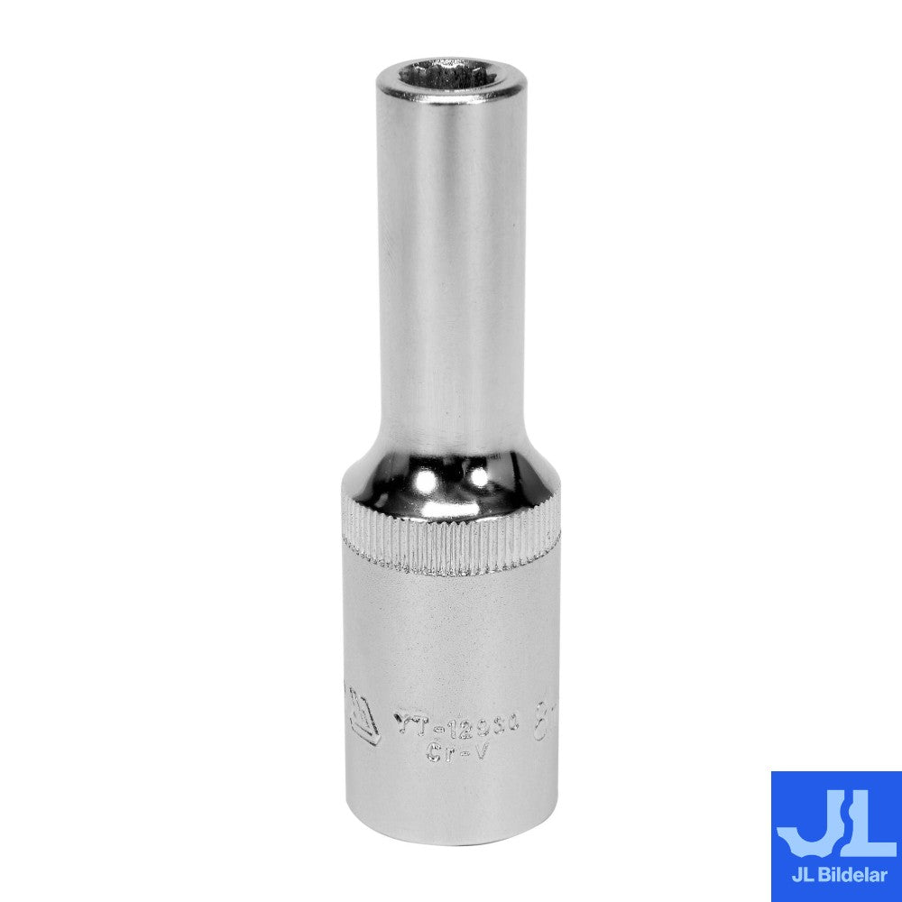 Hylsa Tolvkant 1/2" (Lång) YATO 8-30 mm