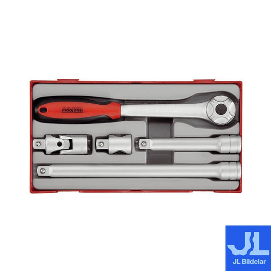 Spärrhandtagssats 5 Delar Teng Tools