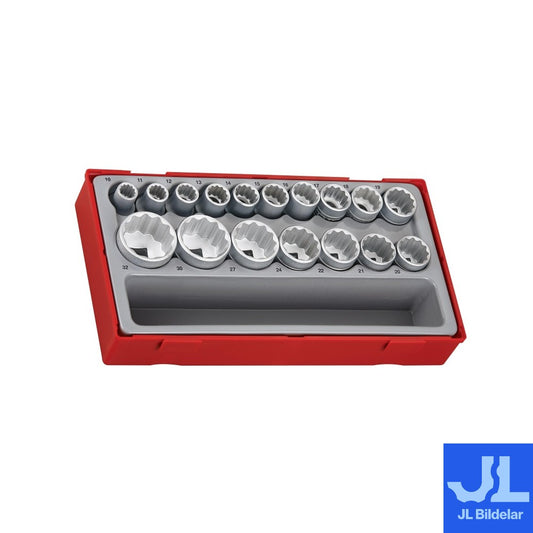 Hylssats 17 Delar Teng Tools