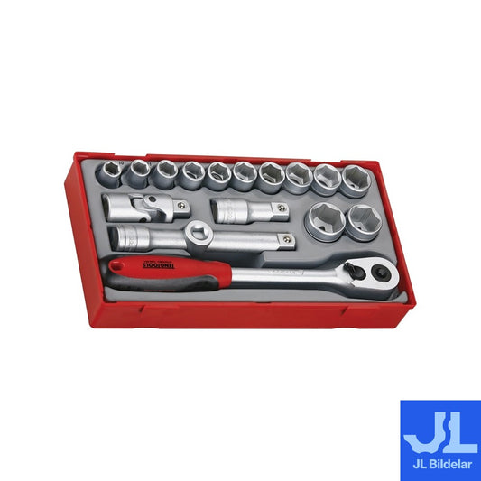 Hylsnyckelsats 1/2" 6-kant Teng Tools