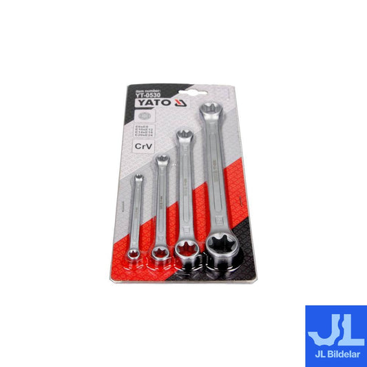 Torx Ringnyckelsats E6-E24 4 Delar